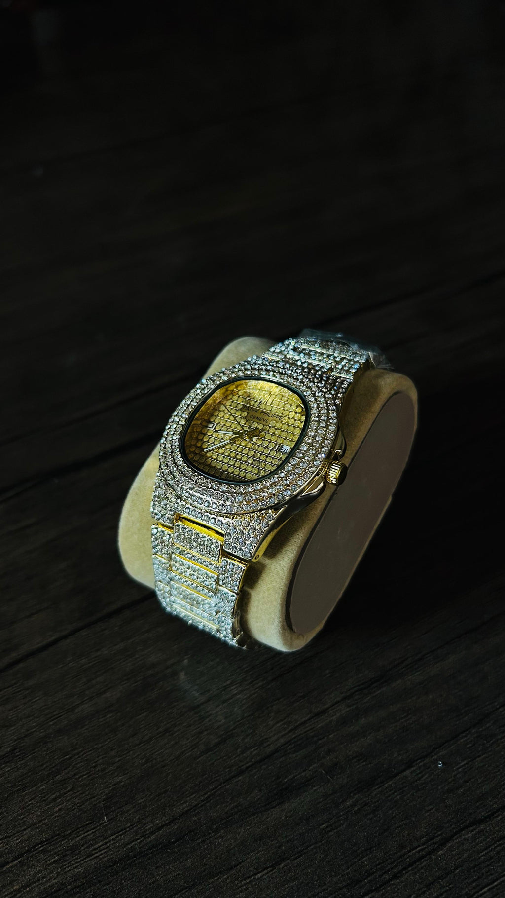 Iced out Patek Philippe (Gold Edition)