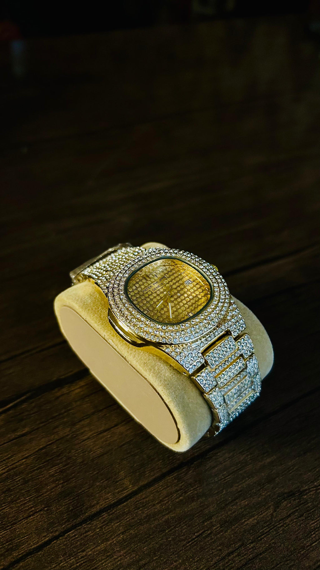 Iced out Patek Philippe (Gold Edition)