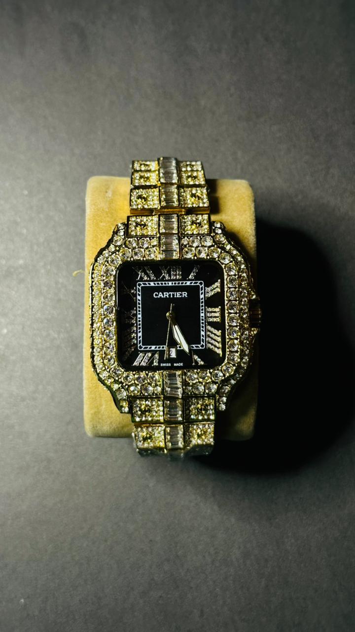 Iced Out Cartier Golden